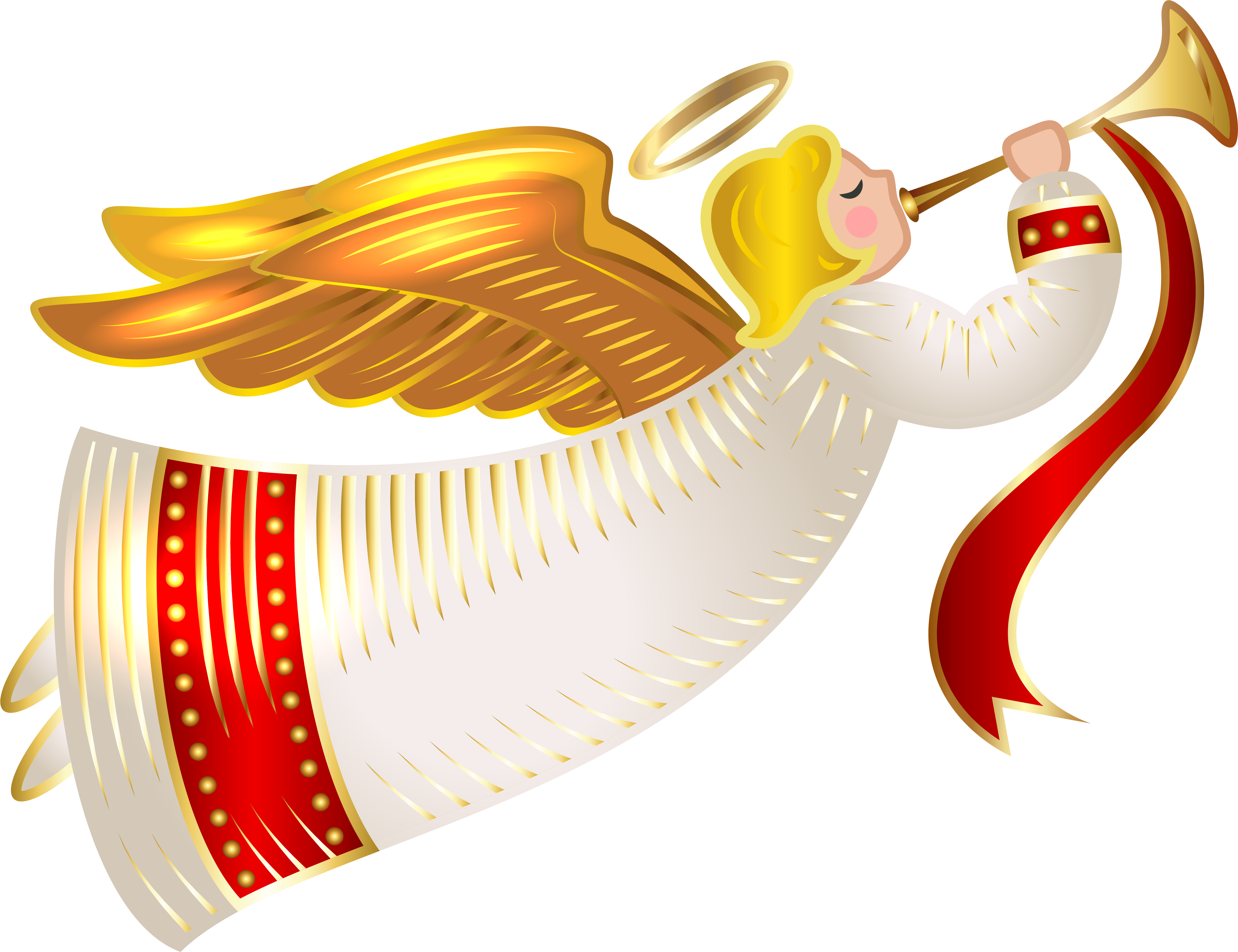 Angel Clipart Transparent - Transparent Background Angel Clipart (6282x4732), Png Download