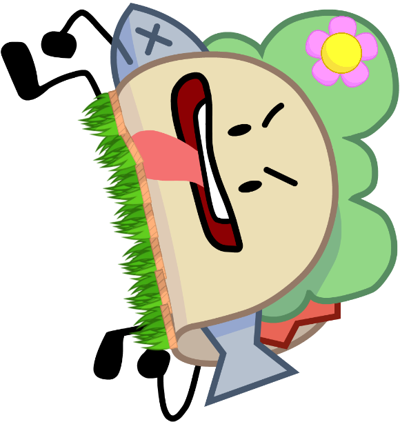 Hawaii Taco - Battle For Dream Island (580x612), Png Download