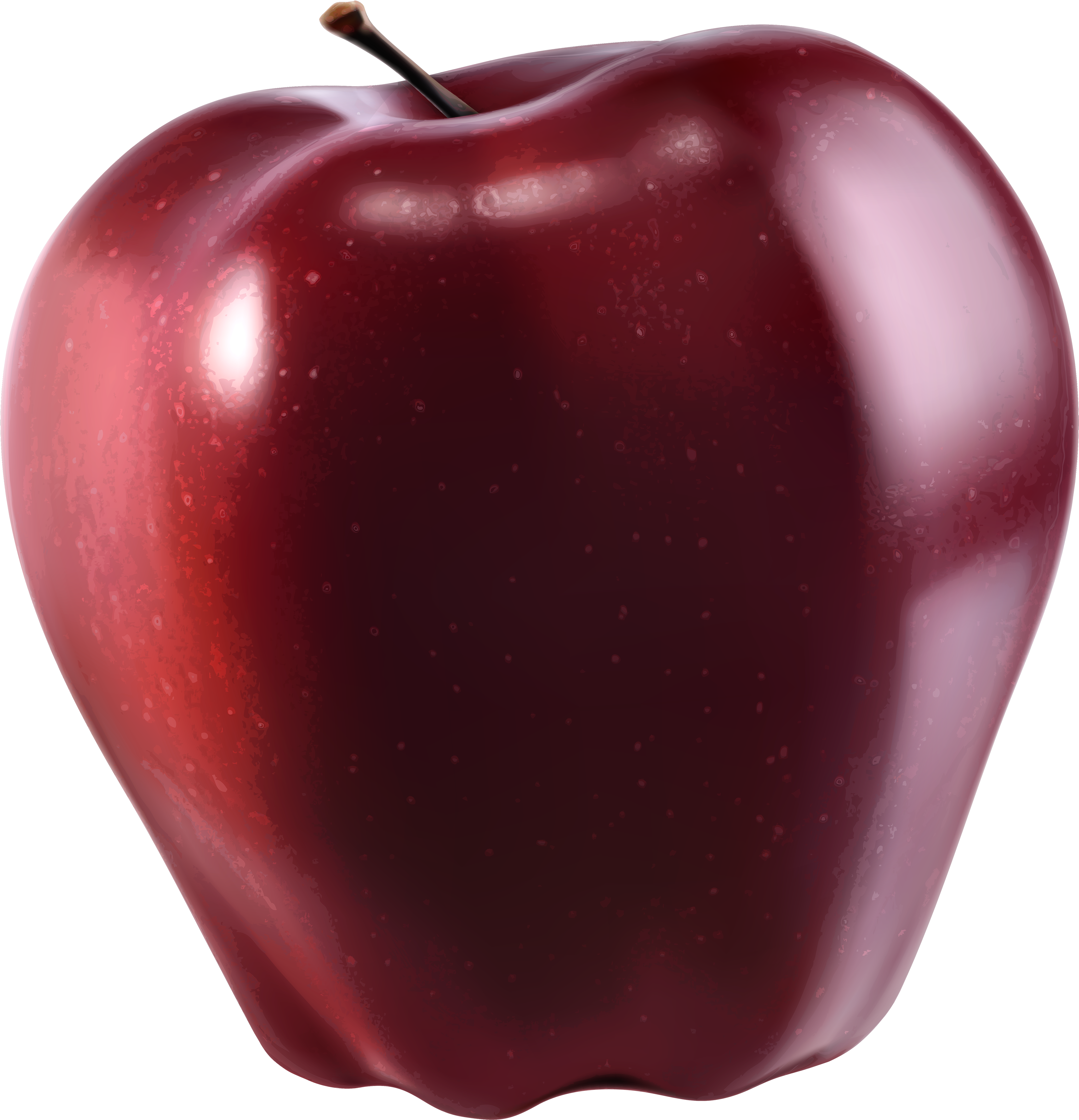 Red Apple Png Clipart - Red Apple Apple Clipart (483x500), Png Download