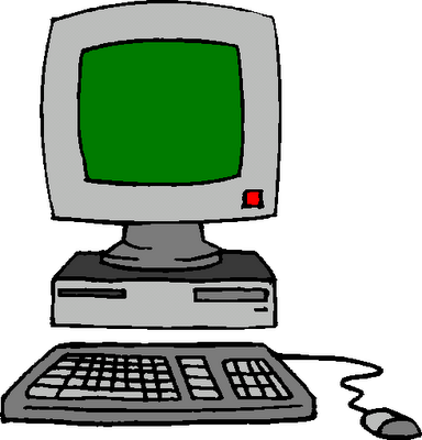 Clipart Computer Switch - Computer Clipart (384x400), Png Download