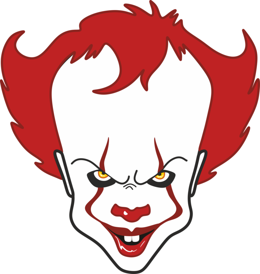 Pin By Randy Mcpherson On Clowns Of Many Colors - Pennywise The Clown Drawing (872x917), Png Download