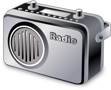Grey Radio Clipart - Radio Png (400x400), Png Download