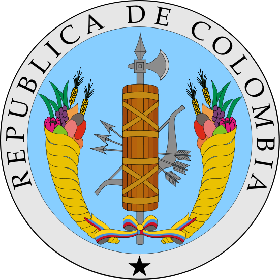 Coat Of Arms - Escudo De La Gran Colombia (551x550), Png Download