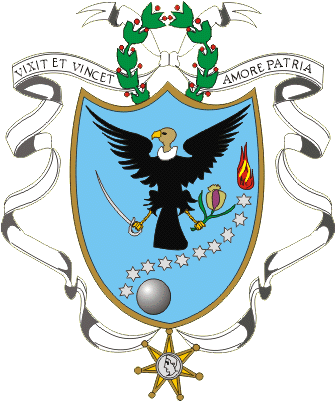 Segundo Escudo De La Gran Colombia, 1820-1821 - Coat Of Arms Of Gran Colombia (343x412), Png Download