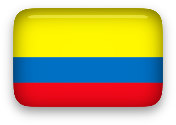 Colombia Flag - Colombia Flag No Background (578x412), Png Download