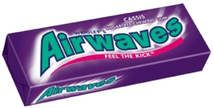 Free Png Chewing Gum Png Images Transparent - Retail Pack Wrigleys Airwaves Blackcurrant Gum 10 Pieces (480x480), Png Download
