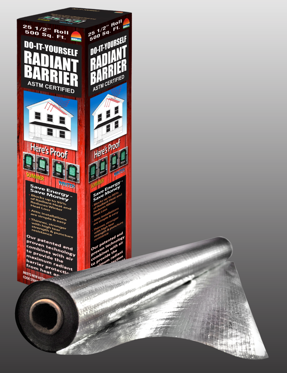 3559 Silvertanium Reflective Insulation Roll Reach - Dcp Resources Inc Earth Tack 500 Sqft Radiant Barrier (924x1200), Png Download