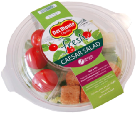 Delmonte Caesar Salad 150g - Delmonte Single Serve Banana (500x500), Png Download