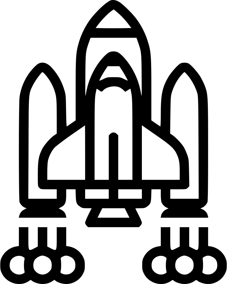 Rocket Space Shuttle Launch - Rocket (784x980), Png Download