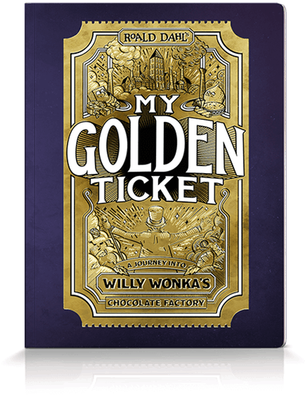 Posted By Rebekah On September 27, 2017, In News - Golden Ticket Willy Wonka Book (812x609), Png Download