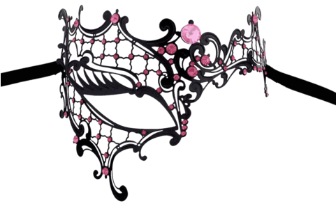 Burlesque-boutique Women's Signature Phantom Of The - Mardi Gras Masks Half Face (480x480), Png Download