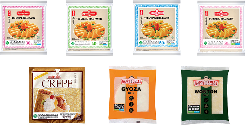 Spring Roll Pastry "plain" (900x473), Png Download