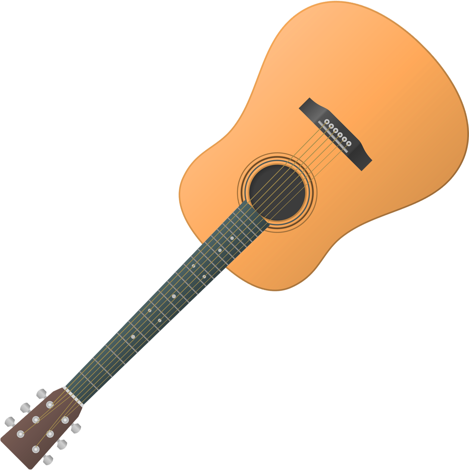 Guitar Vectorpng (1662x1644), Png Download