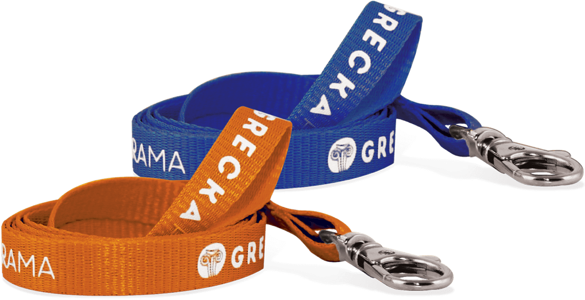 Custom 10mm Flat Lanyard - Lanyard Single Color Printing (1200x720), Png Download