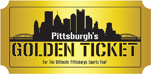 Tickets For Pittsburgh's Golden Ticket Sports Raffle - Art Print: Naxart's Pittsburgh City Skyline, 24x16in. (856x283), Png Download