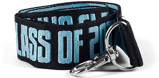 Custom Lanyard Gallery - Woven Fabric (600x333), Png Download