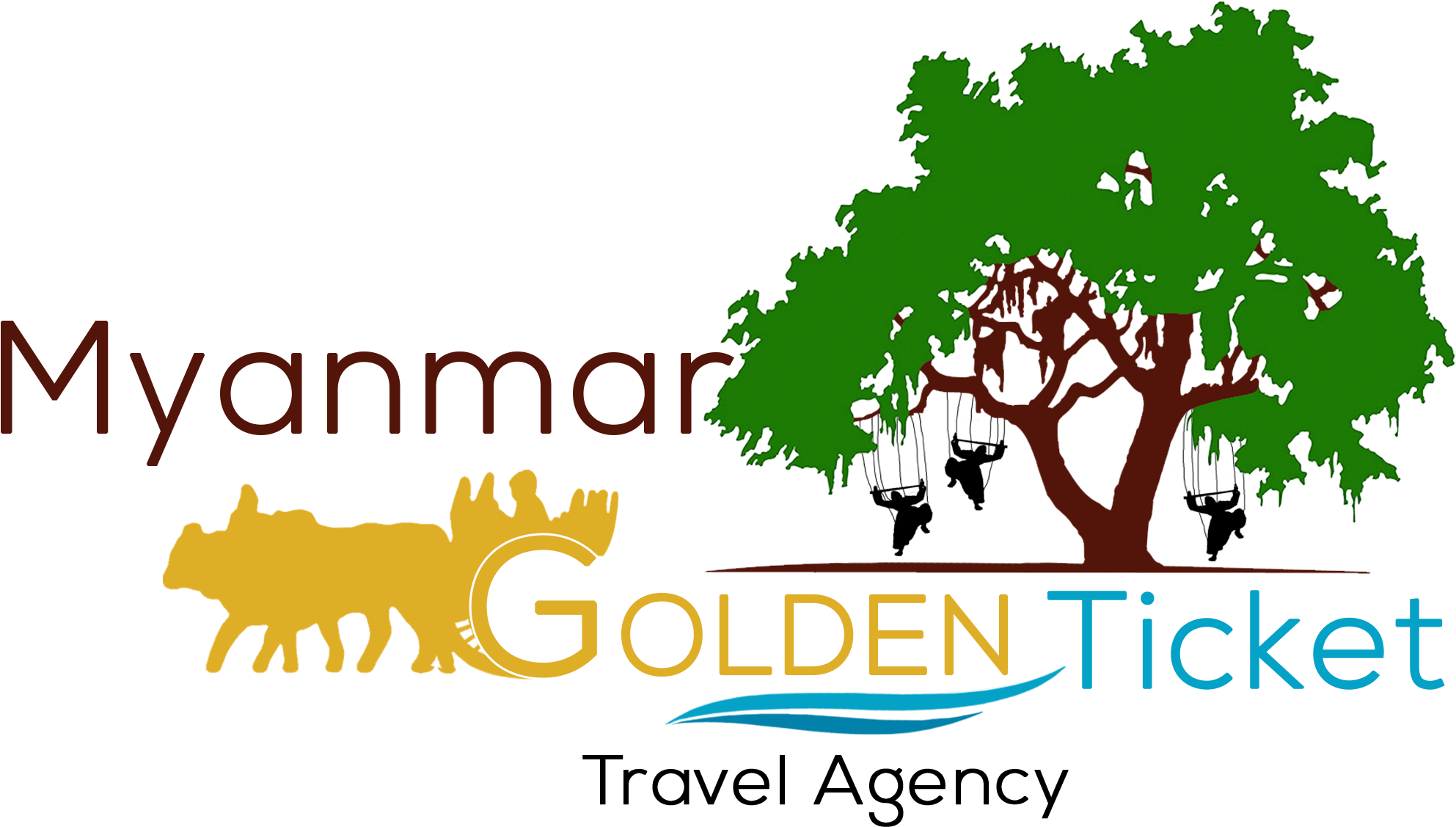 Best Local Travel Agency In Yangon - Live Oak Tree Silhouette (2000x2000), Png Download
