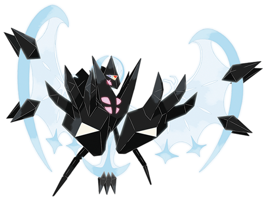 Alternate Artwork For Lunala In Pokemon Ultra Sun And - Pokemon Ultra Sun And Moon Lunala (538x452), Png Download