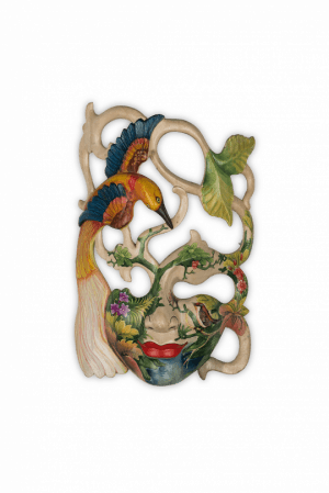 The Colours Of Bali Mask - Bali (300x449), Png Download