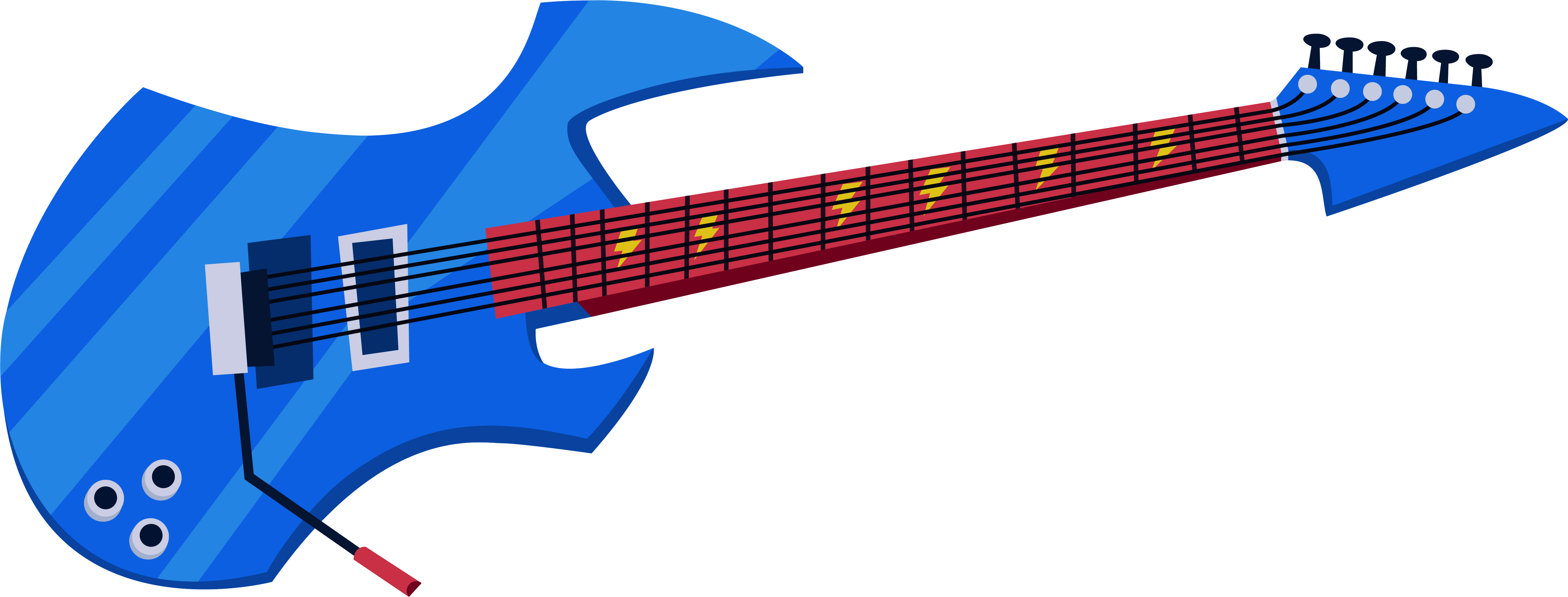 Rainbow Dash Guitar - My Little Pony: Equestria Girls (4888x1862), Png Download