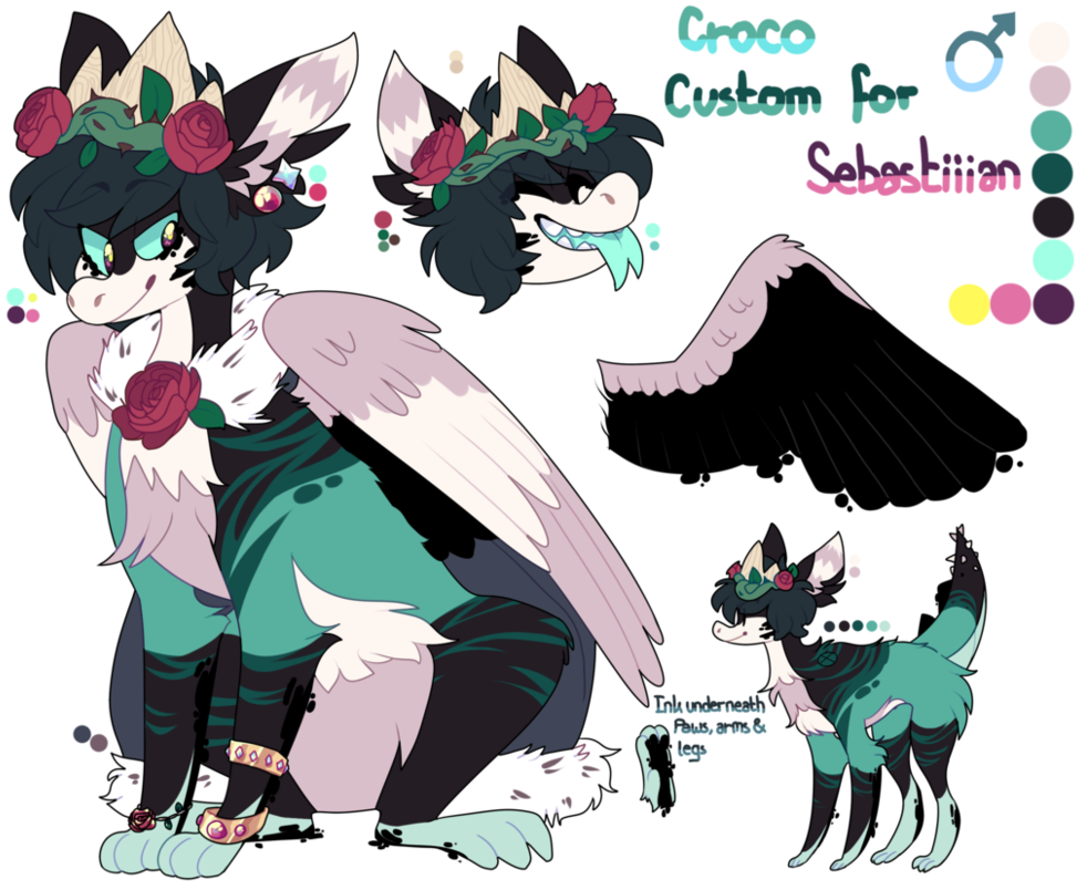 Clip Download Furry Croco Custom By Iyd On Deviantart - Furry Character Design Ideas (994x803), Png Download
