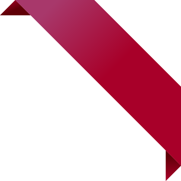 Corner Ribbon - Corner Page Ribbon Png (600x600), Png Download