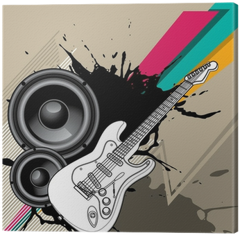 Urban Background With Electric Guitar - Electric Guitar (400x400), Png Download