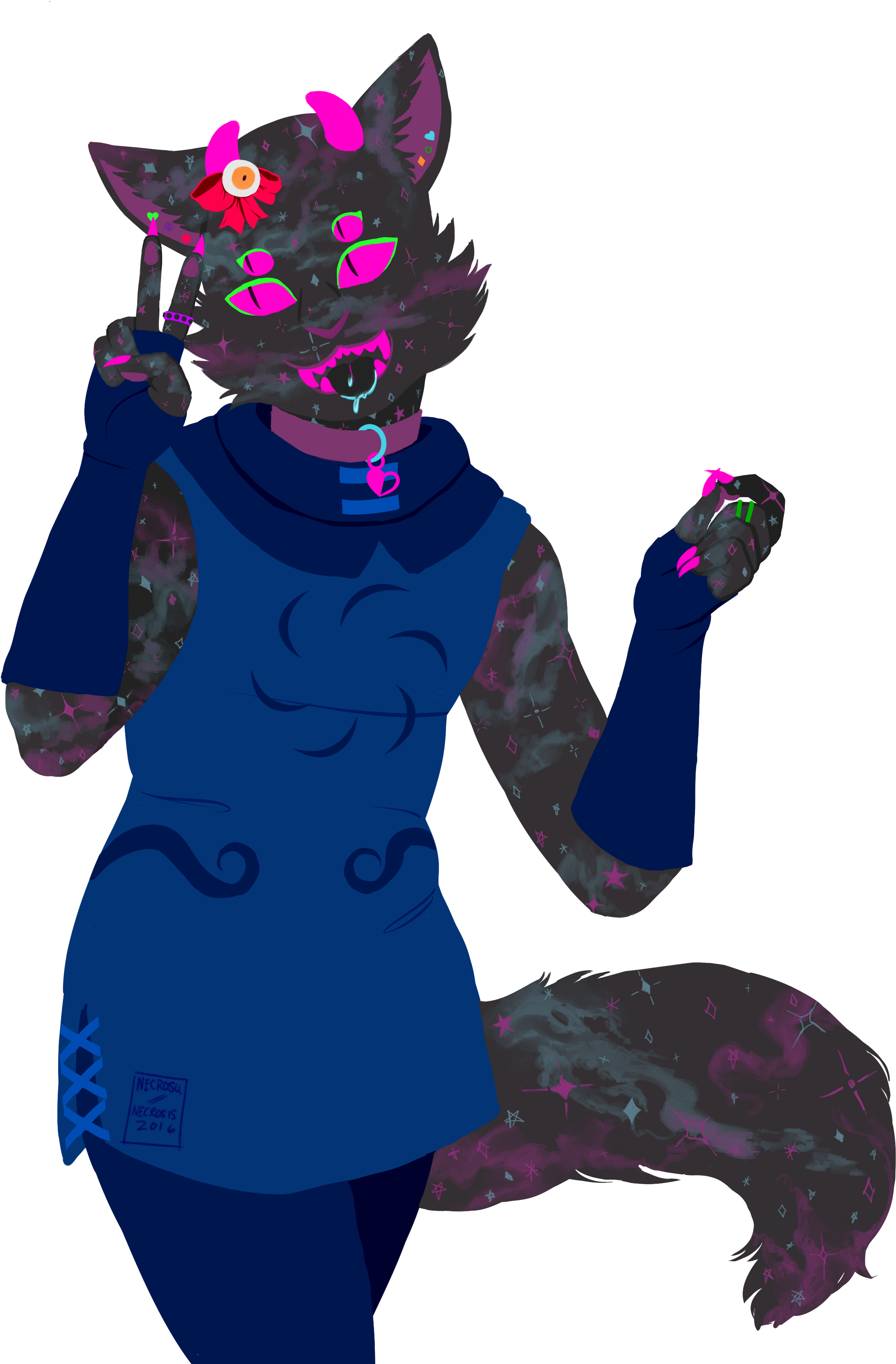 Gay Space Furry - Gay (2766x3526), Png Download