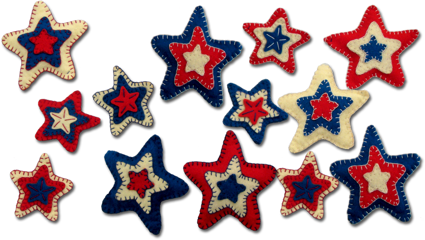 Makes 13 Star Shaped Ornaments, One For Each Of The - Creative Arts (900x500), Png Download