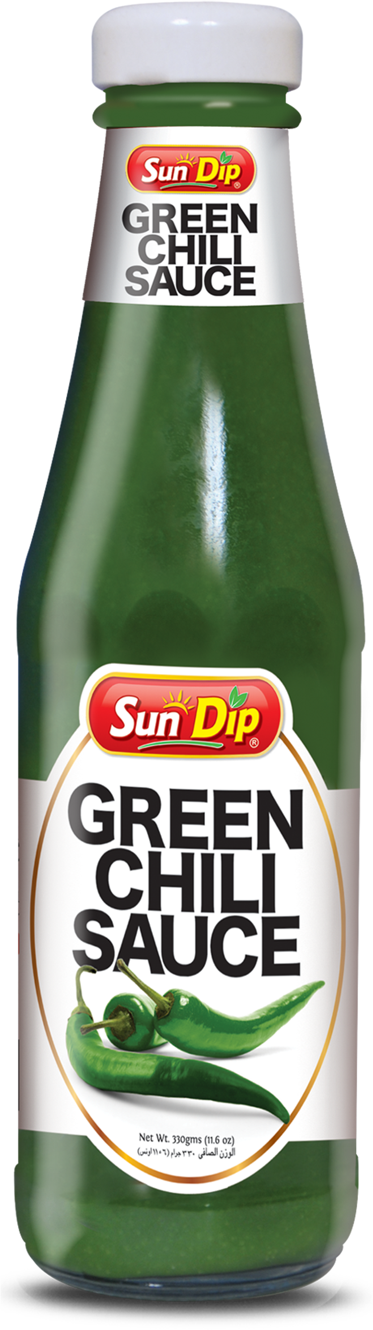 Sundip Green Chilli Sauce (750x2705), Png Download