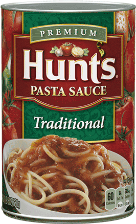 Hunt's Traditional Pasta Sauce (500x500), Png Download
