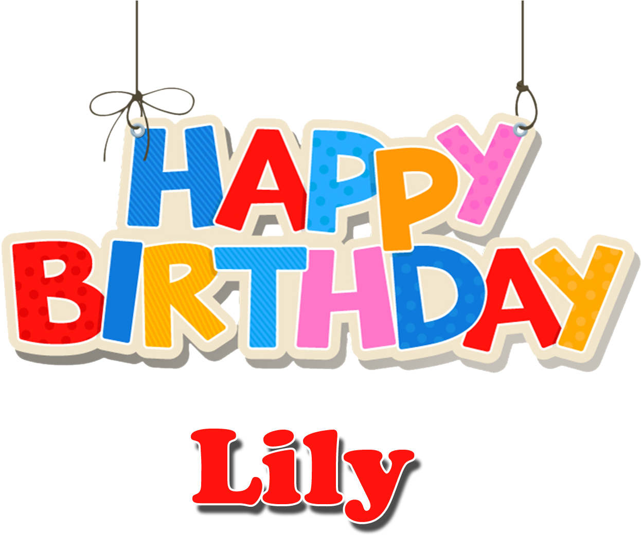 Lily Happy Birthday Name Png - Happy Birthday Lily (1920x1200), Png Download