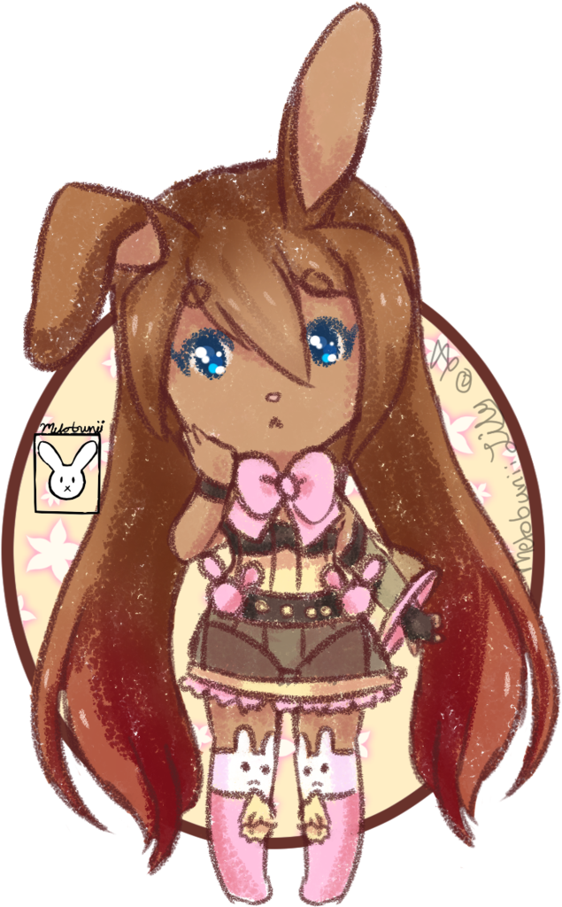 Drawn Furry Rabbit Furry - Bunny Furry Girl Brown (760x1051), Png Download