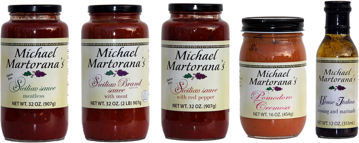 Sicilian Meat And Meatless Sauces, Italian Dressing, - Alfredo Sauce (1200x500), Png Download
