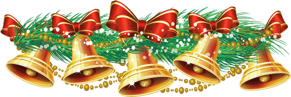 Marvelous Designer Shop Marketplace - Transparent Christmas Bells Png (600x212), Png Download