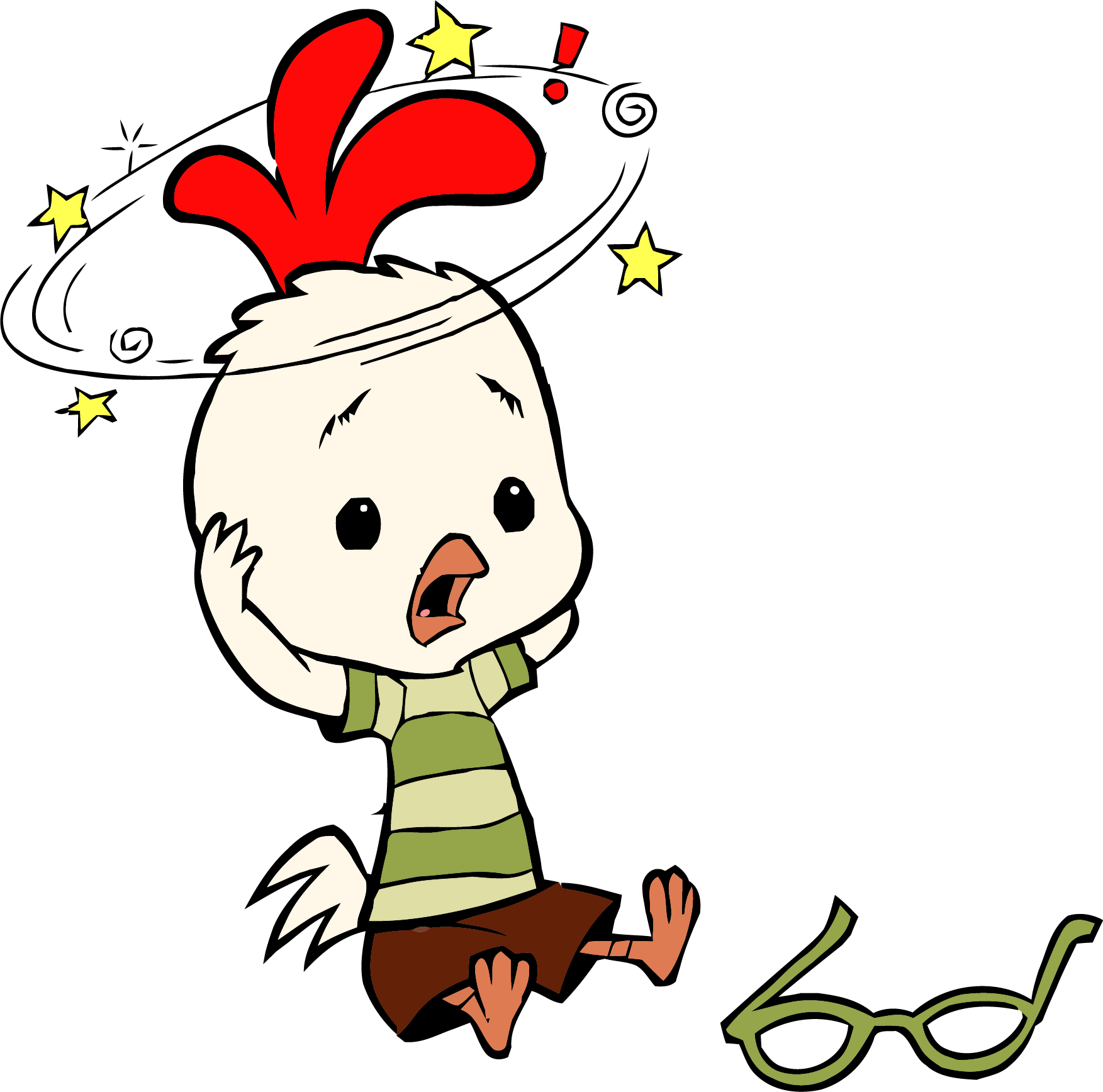 Chicken Little Fall Clipart Png - Chicken Little Clipart (1753x1736), Png Download