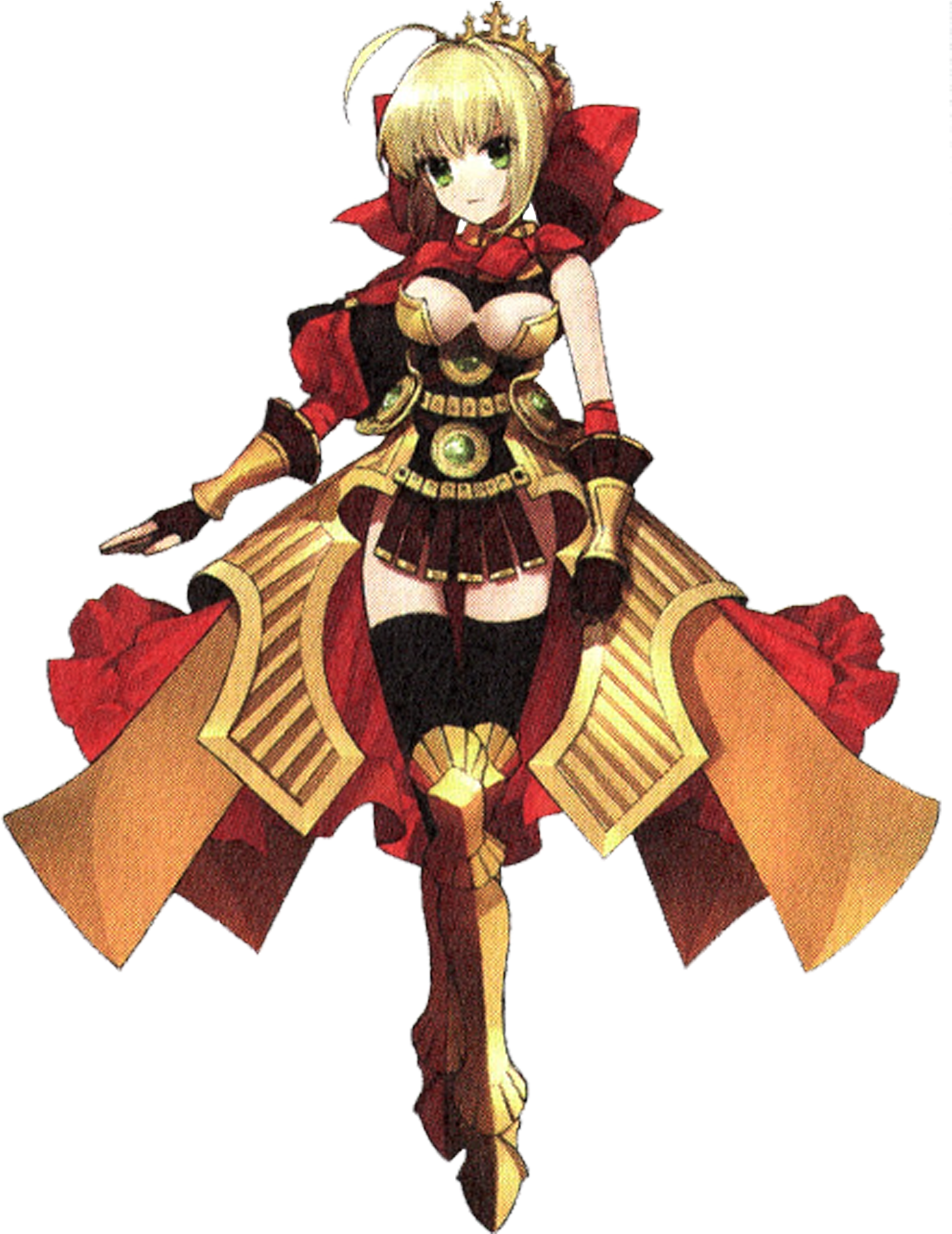 Saber Lily - Fate Extra Ccc Nero (1500x1750), Png Download