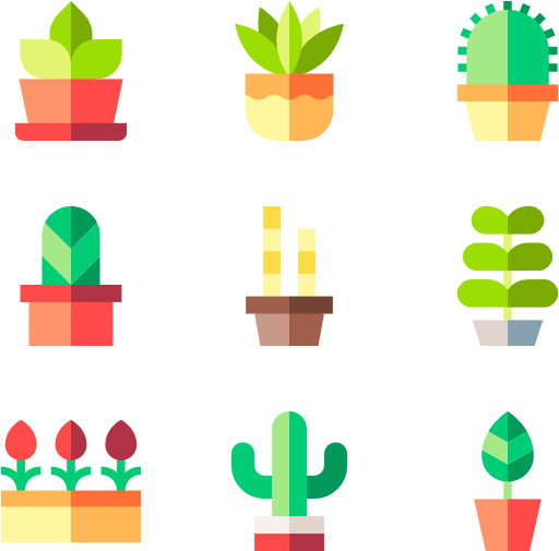 Farm Icons Free House Plants - Vector Graphics (600x564), Png Download