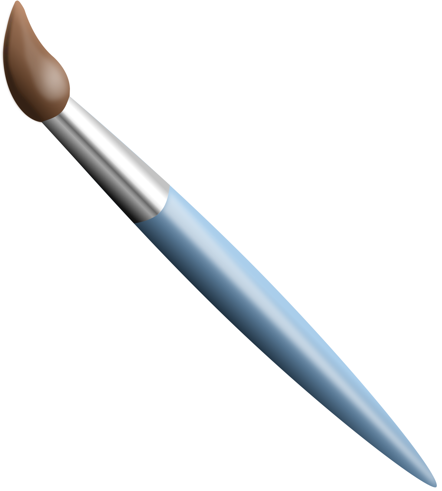Artist S Paintbrush Big - Paint Brush Clipart Transparent Background (2400x2400), Png Download