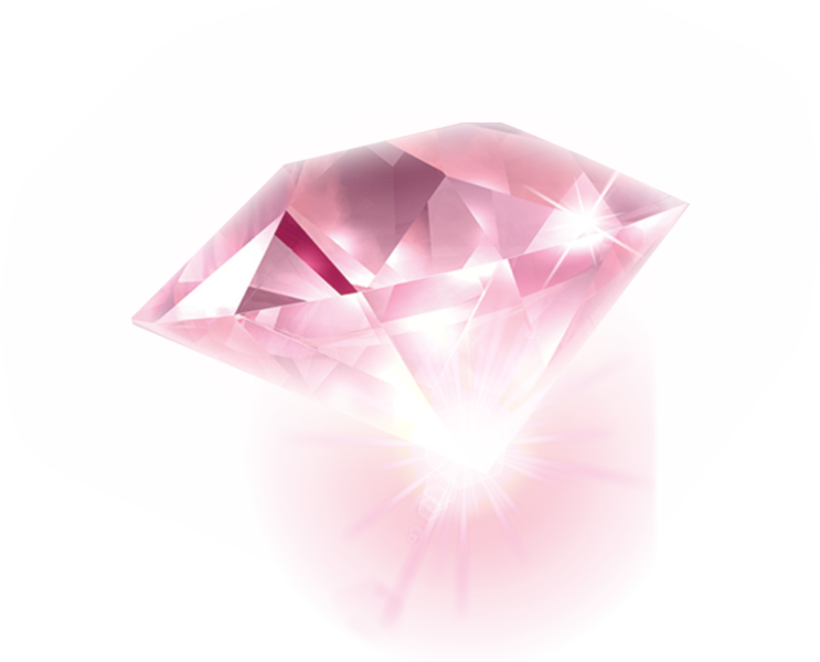 Share This Image - Transparent Pink Diamond Png (743x600), Png Download