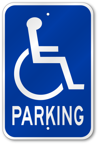 Handicap Parking Symbol (500x500), Png Download
