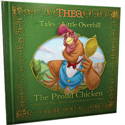 Donate - Contact -  -  - Theo - Tales Of Little Overhill/the Proud Chicken (600x411), Png Download