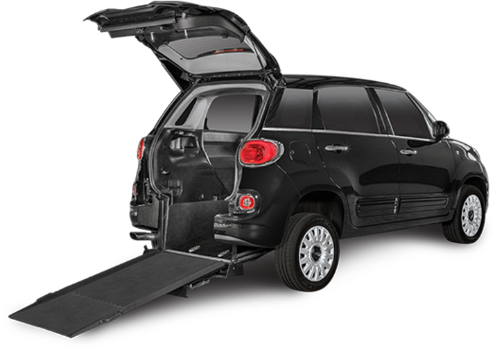 Wheelchair-accessible Fiat 500l - Fiat 500l (746x601), Png Download