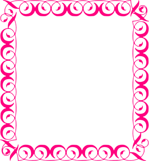 Fuchsia Border Frame Png - Border Clip Art (480x519), Png Download