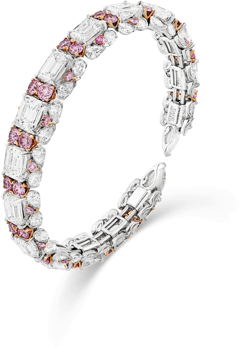 Piroutte Pink Diamond Bangle Example Copy - Pink Diamond (1500x1500), Png Download