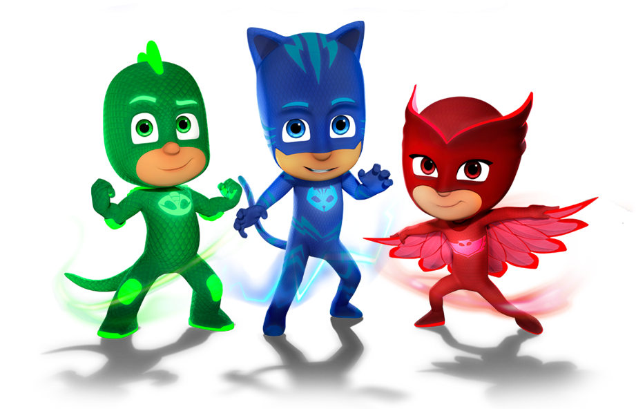 Pjmasks Imagenes Heroes En Pijamas - Pj Mask Clipart Png (500x330), Png Download