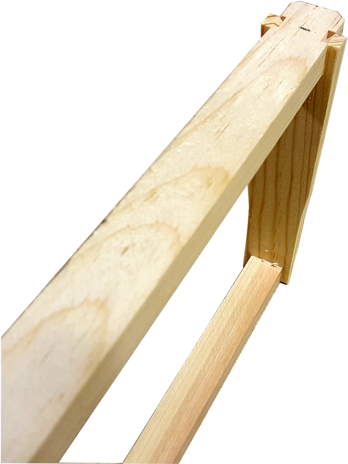 Deep Foundationless Frame (1000x997), Png Download