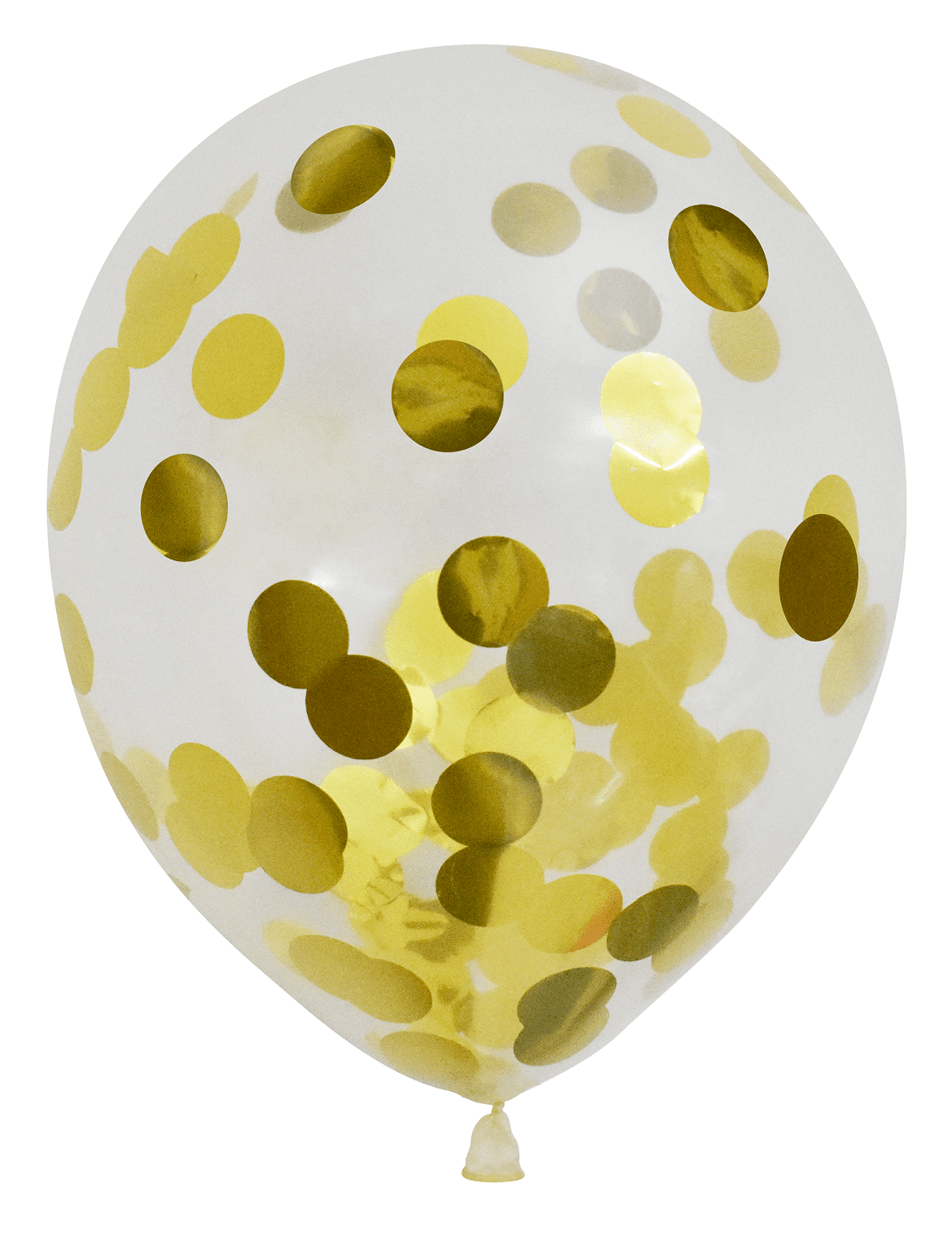 Confetti Balloons Png Gold (1169x1533), Png Download