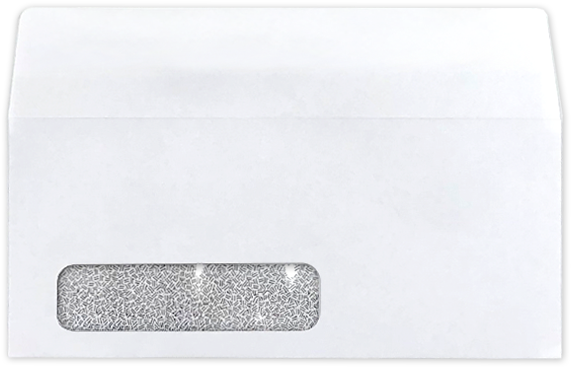 Laser Safe Side Seam Window Envelopes With Confetti - Pill (600x425), Png Download