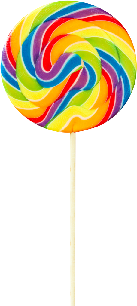 Swirl Lollipop Png Transparent Image - Transparent Background Lollipop Png (500x1058), Png Download